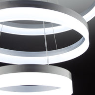 Lampadario a Sospensione Led Circle 3T  Moderno di Design
