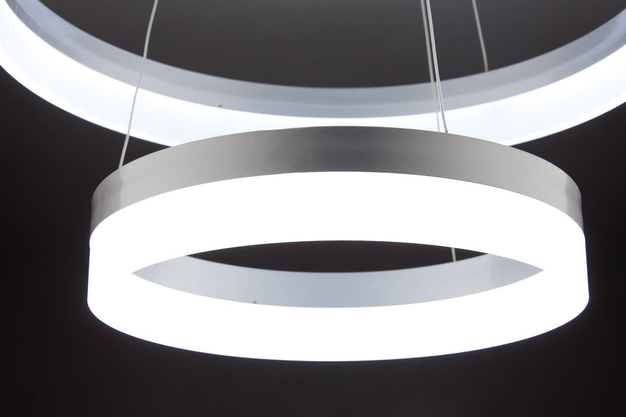 Lampadario a Sospensione Led Circle 3T  Moderno di Design