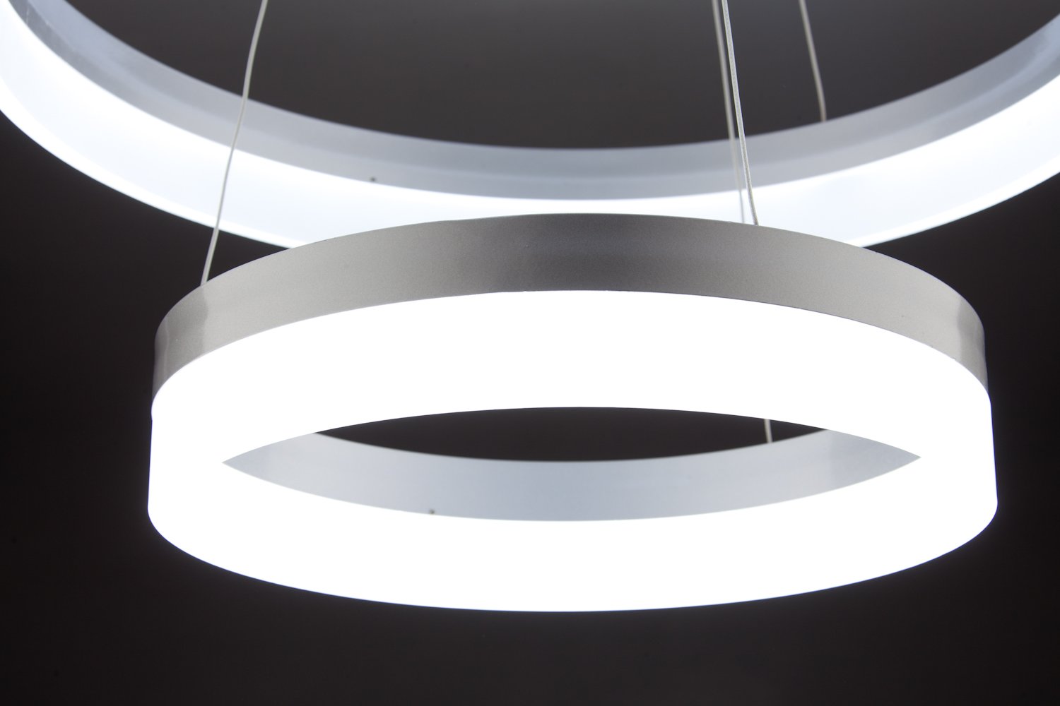 Lampadario a Sospensione Led Circle 3T  Moderno di Design