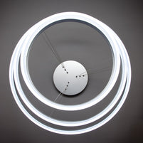 Lampadario a Sospensione Led Circle 3T  Moderno di Design