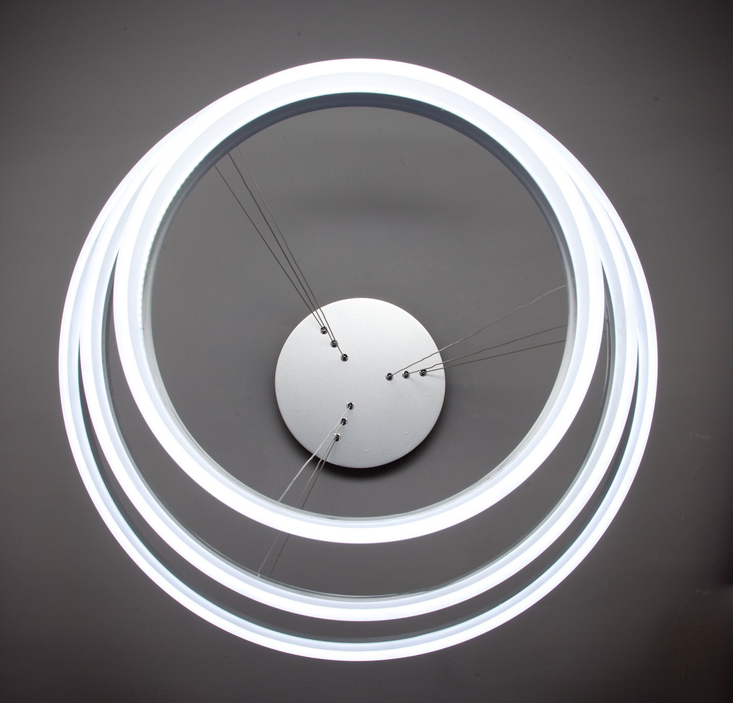 Lampadario a Sospensione Led Circle 3T  Moderno di Design