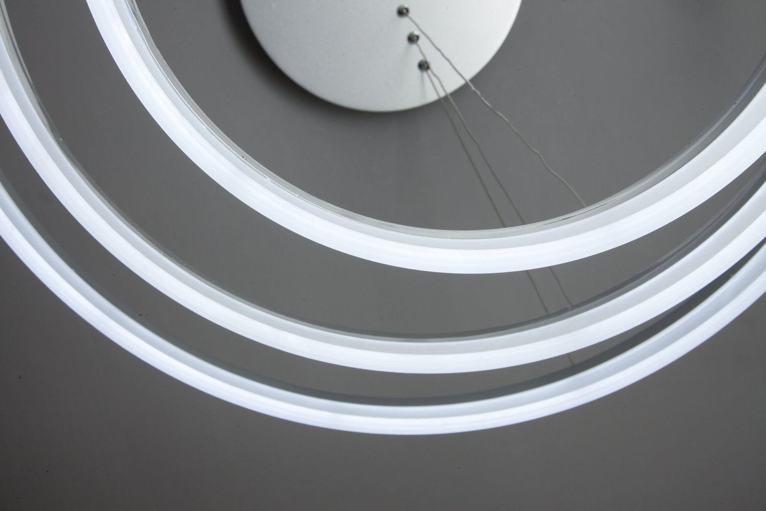 Lampadario a Sospensione Led Circle 3T  Moderno di Design