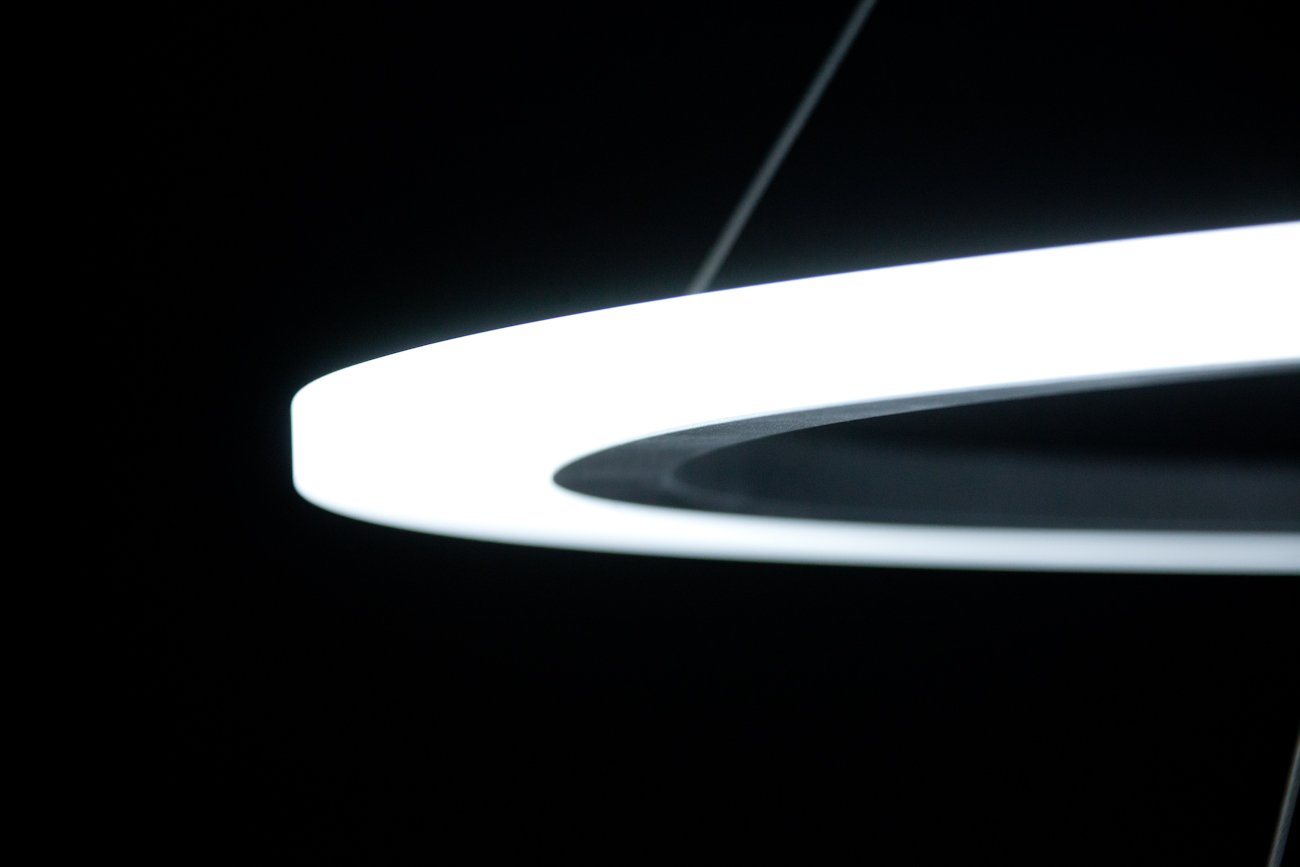 Lampadario a Sospensione Led Round 3T per Salotto di Design Moderno