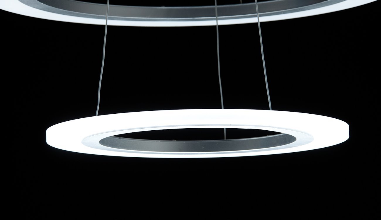 Lampadario a Sospensione Led Round 3T per Salotto di Design Moderno