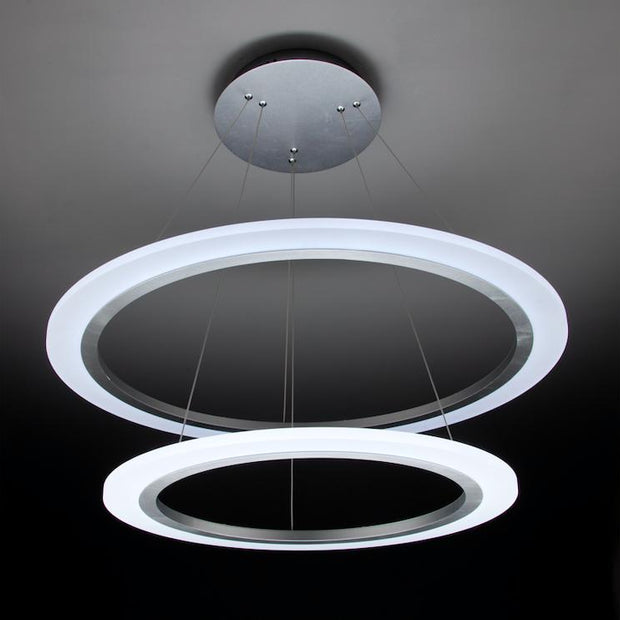 Lampadario a Sospensione Led Round 2T di Design Moderno
