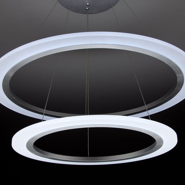 Lampadario a Sospensione Led Round 2T di Design Moderno