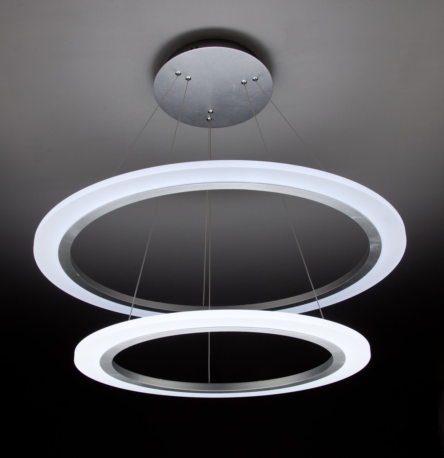 Lampadario a Sospensione Led Round 2T di Design Moderno