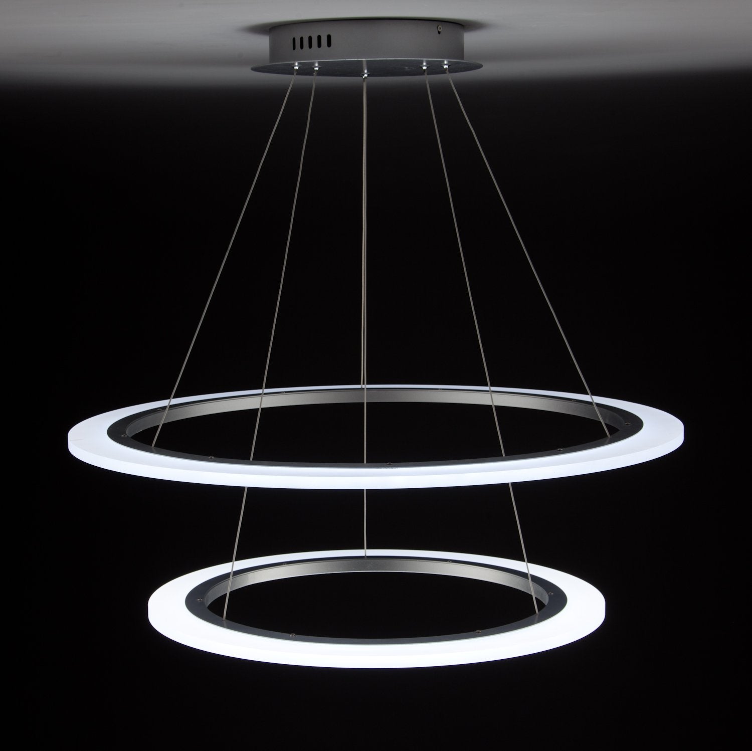 Lampadario a Sospensione Led Round 2T di Design Moderno