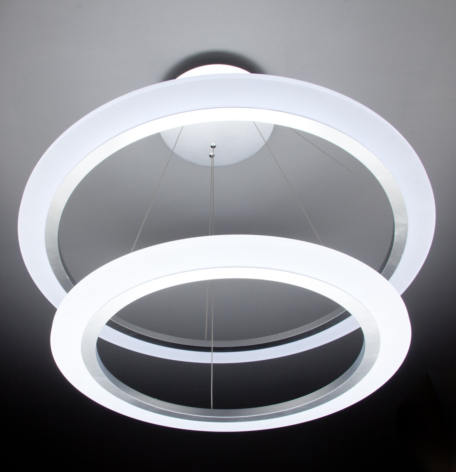 Lampadario a Sospensione Led Round 2T di Design Moderno