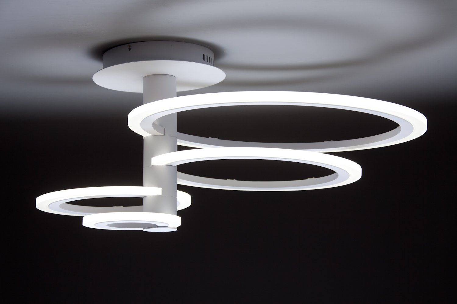 Lampadario a Led Round 4C di Design Salotto Moderno