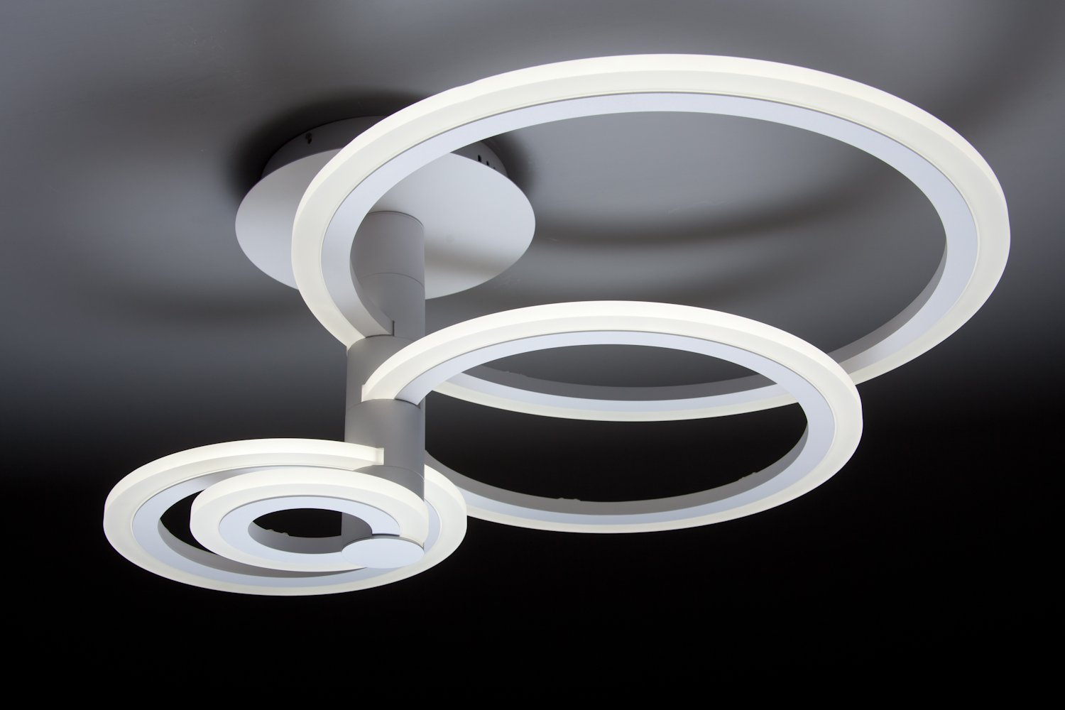 Lampadario a Led Round 4C di Design Luce Fredda Salotto Moderno