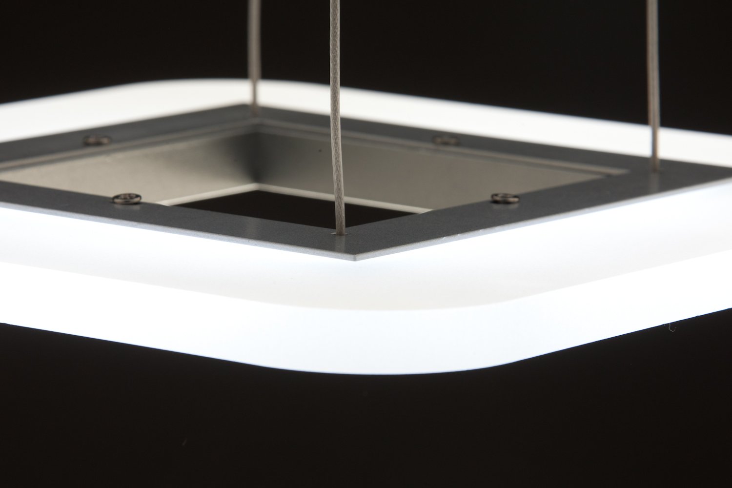 Lampadario a Sospensione Led Square 3T Design per Salotto Moderno