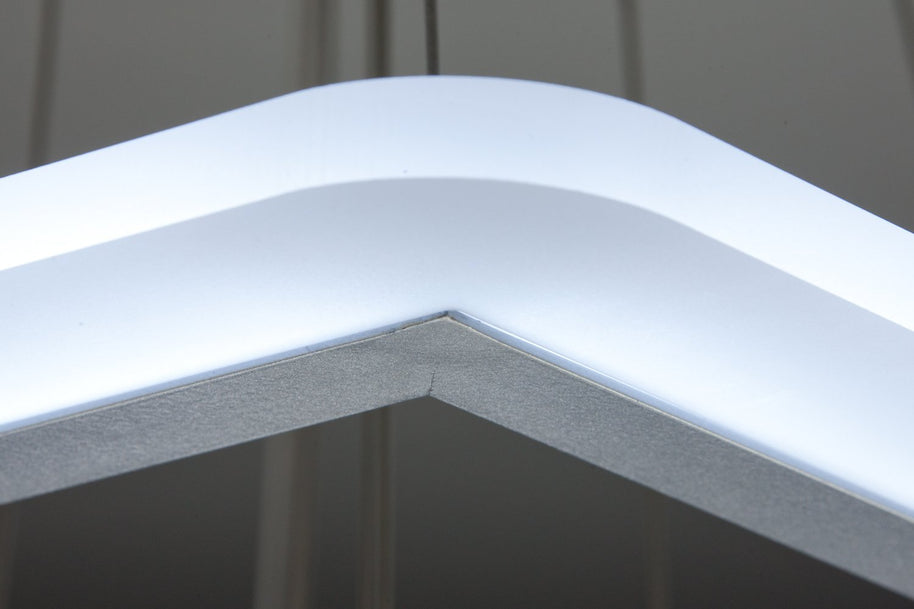 Lampadario a Sospensione Led Square 3T Design per Salotto Moderno