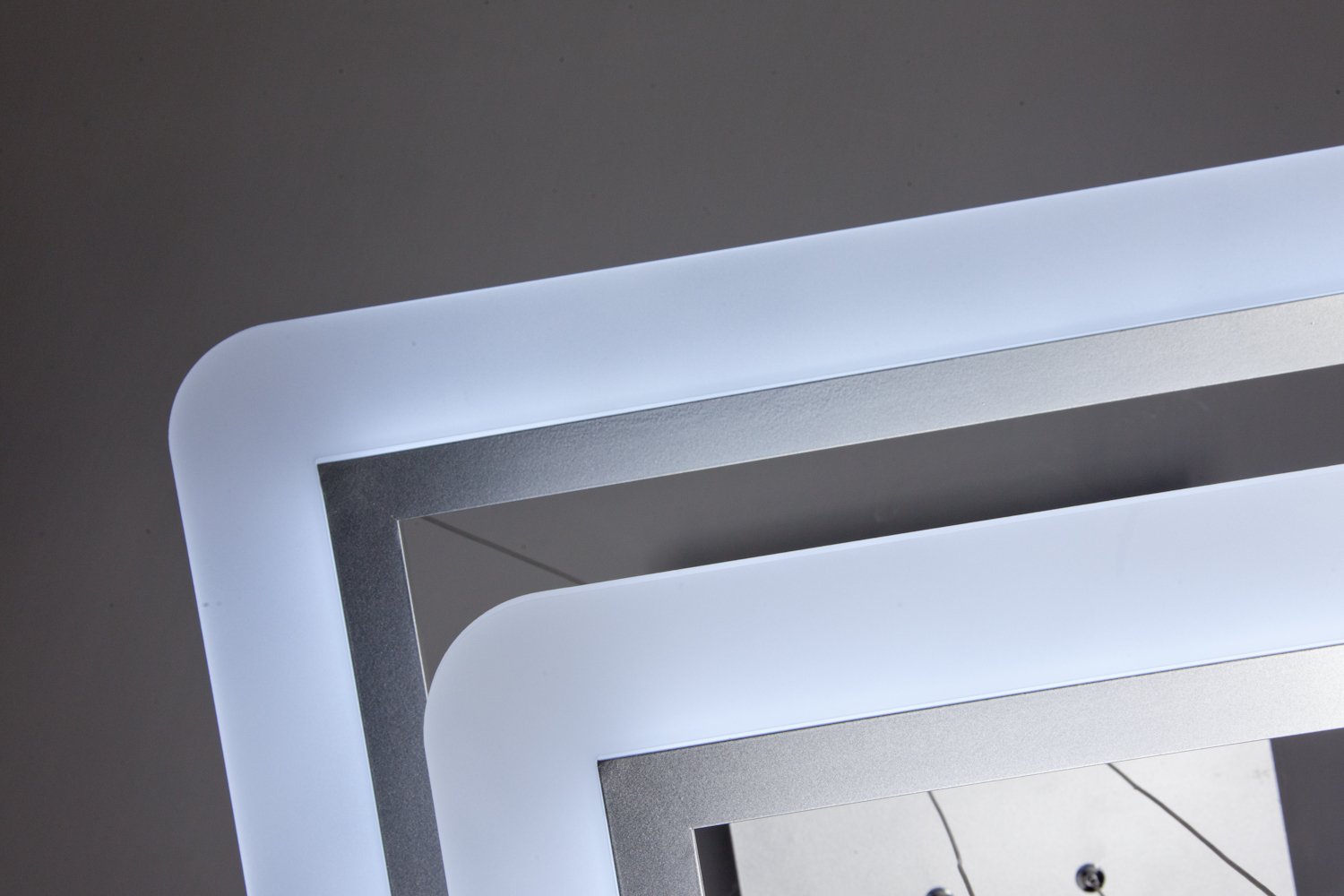 Lampadario a Sospensione Led Square 3T Design per Salotto Moderno