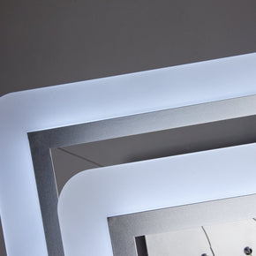 Lampadario a Sospensione Led Square 3T Design per Salotto Moderno
