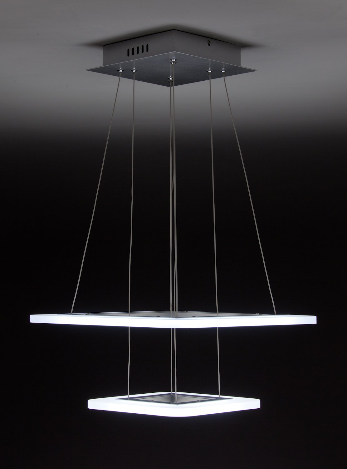 Lampadario a Sospensione Led Square 2T Design Salotto Moderno