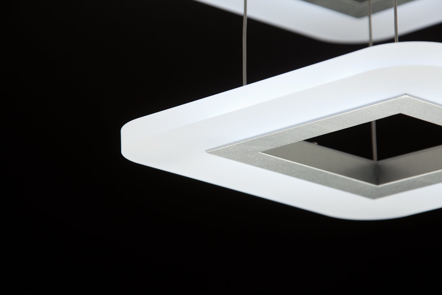 Lampadario a Sospensione Led Square 2T Design Salotto Moderno