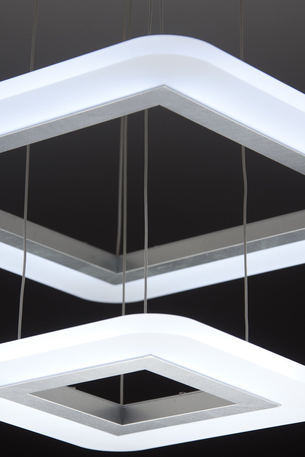 Lampadario a Sospensione Led Square 2T Design Salotto Moderno