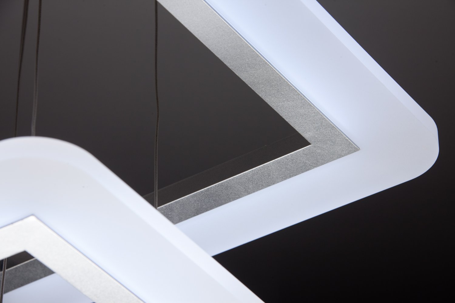 Lampadario a Sospensione Led Square 2T Design Salotto Moderno