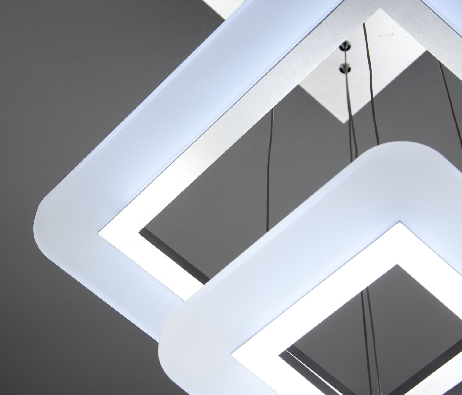 Lampadario a Sospensione Led Square 2T Design Salotto Moderno
