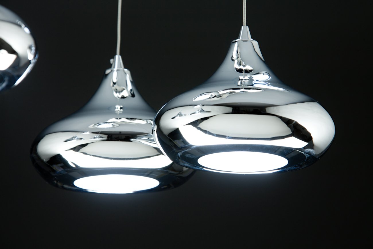 Lampadario a Sospensione Led Drop 7 di Design Moderno