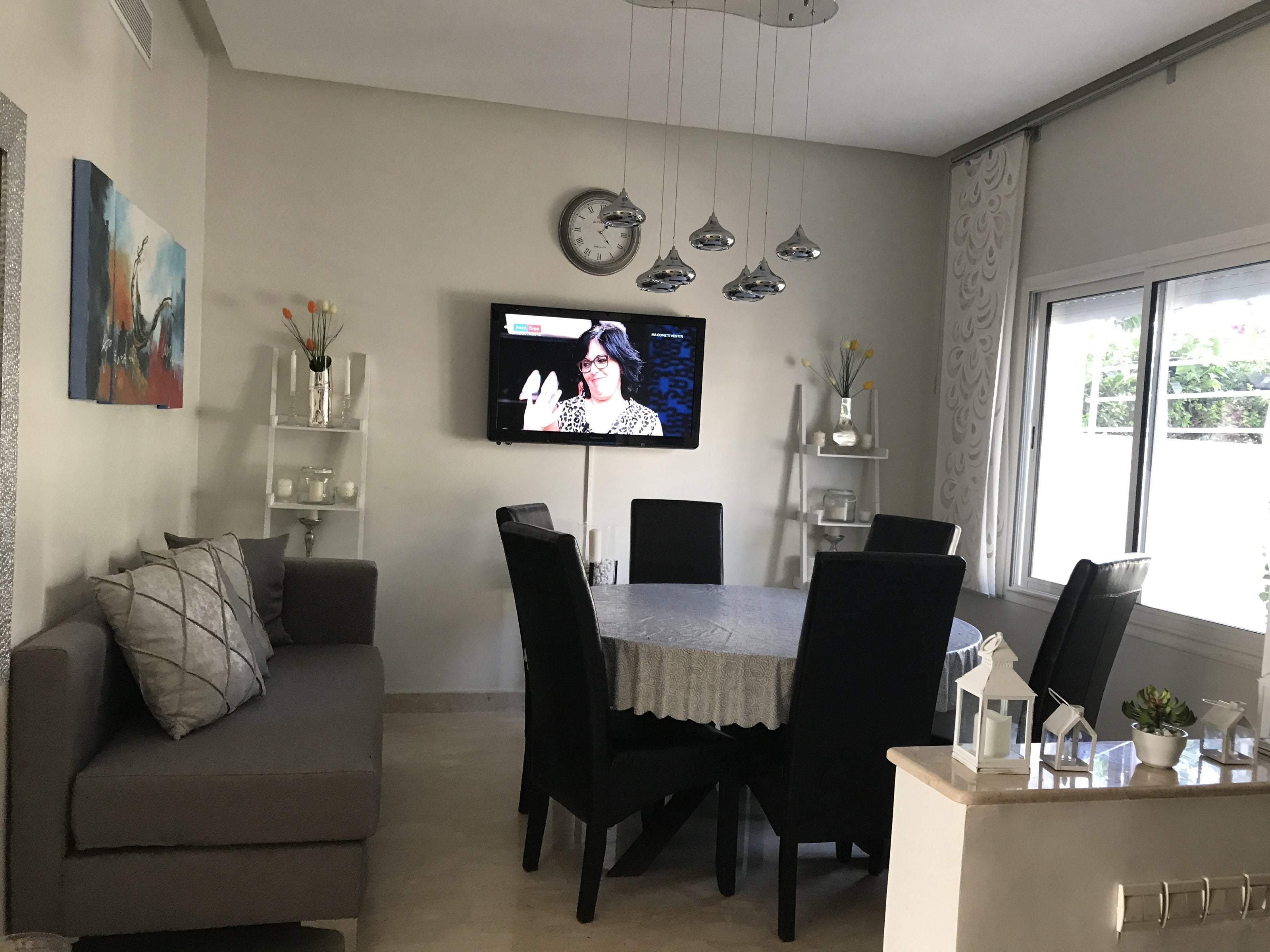 Lampadario a Sospensione Led Drop 7 di Design Moderno