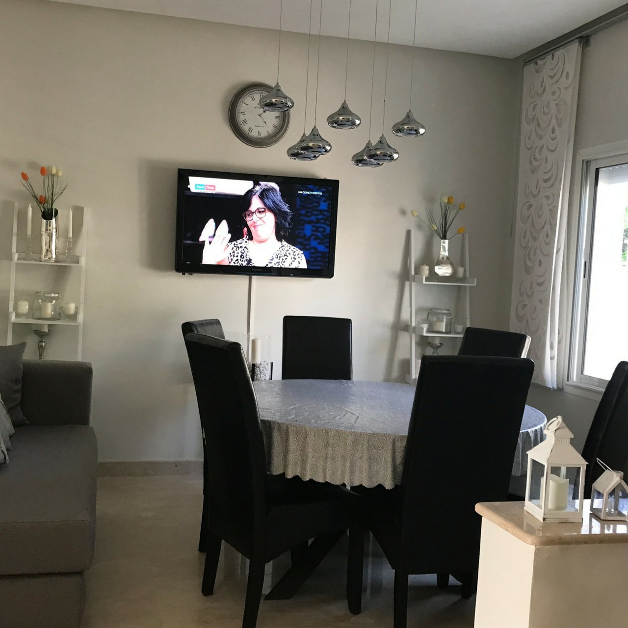 Lampadario a Sospensione Led Drop 7 di Design Moderno