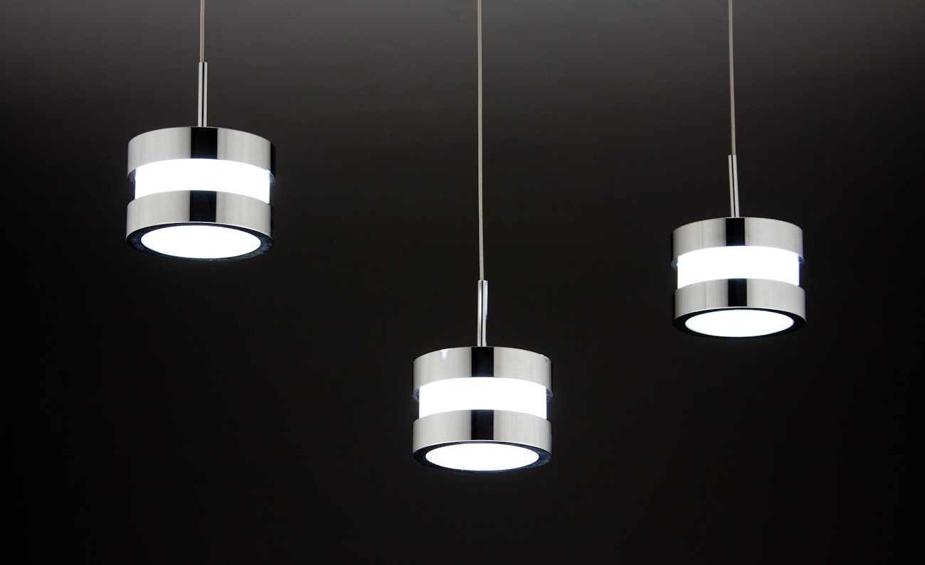 Lampadario Moderno a sospensione Led Cup 3 di Design