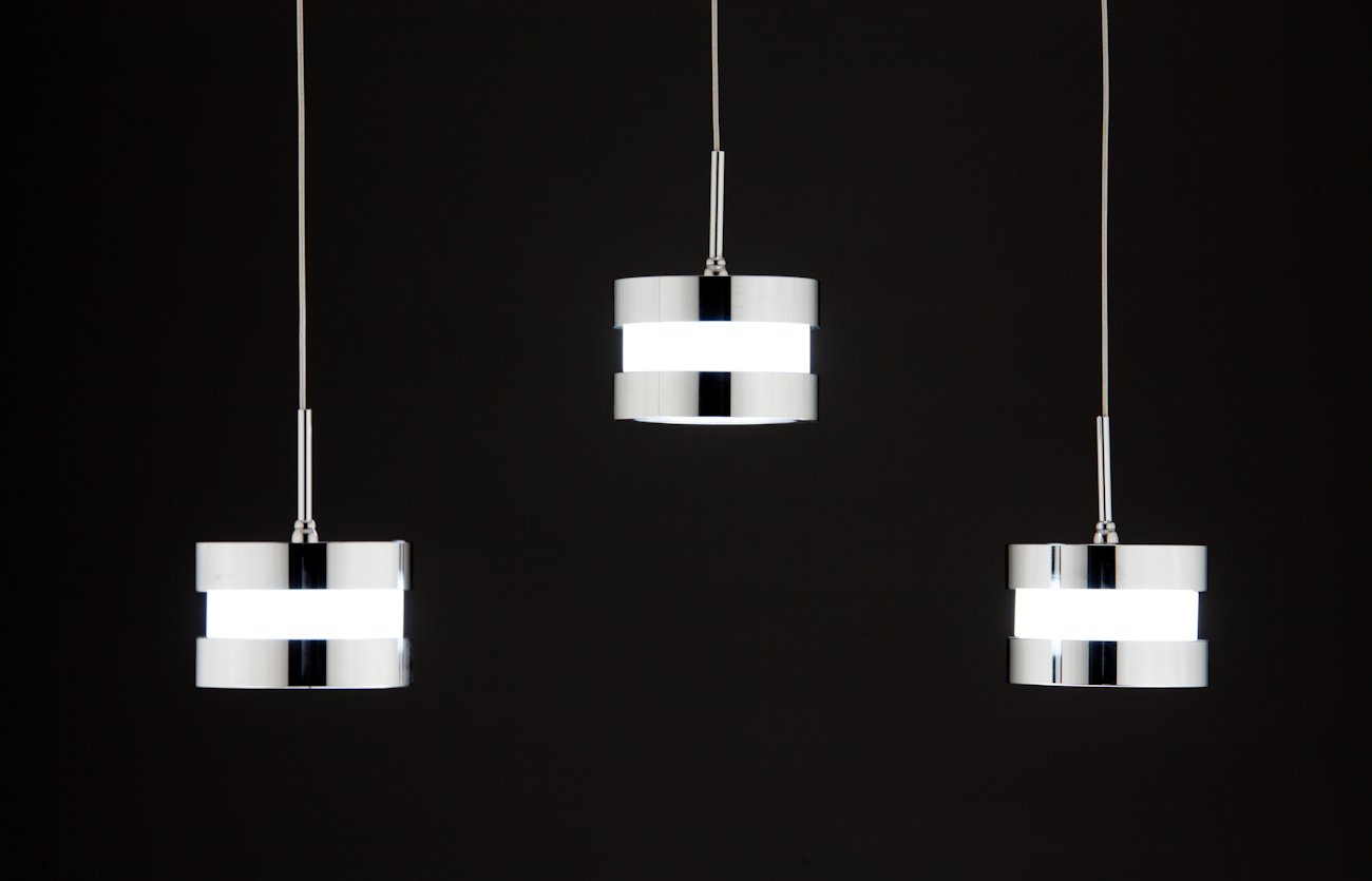Lampadario Moderno a sospensione Led Cup 3 di Design