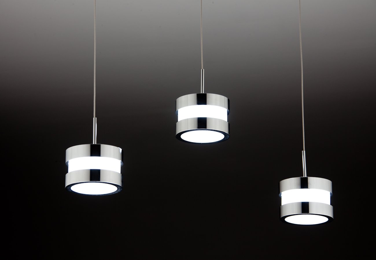 Lampadario Moderno a sospensione Led Cup 3 di Design