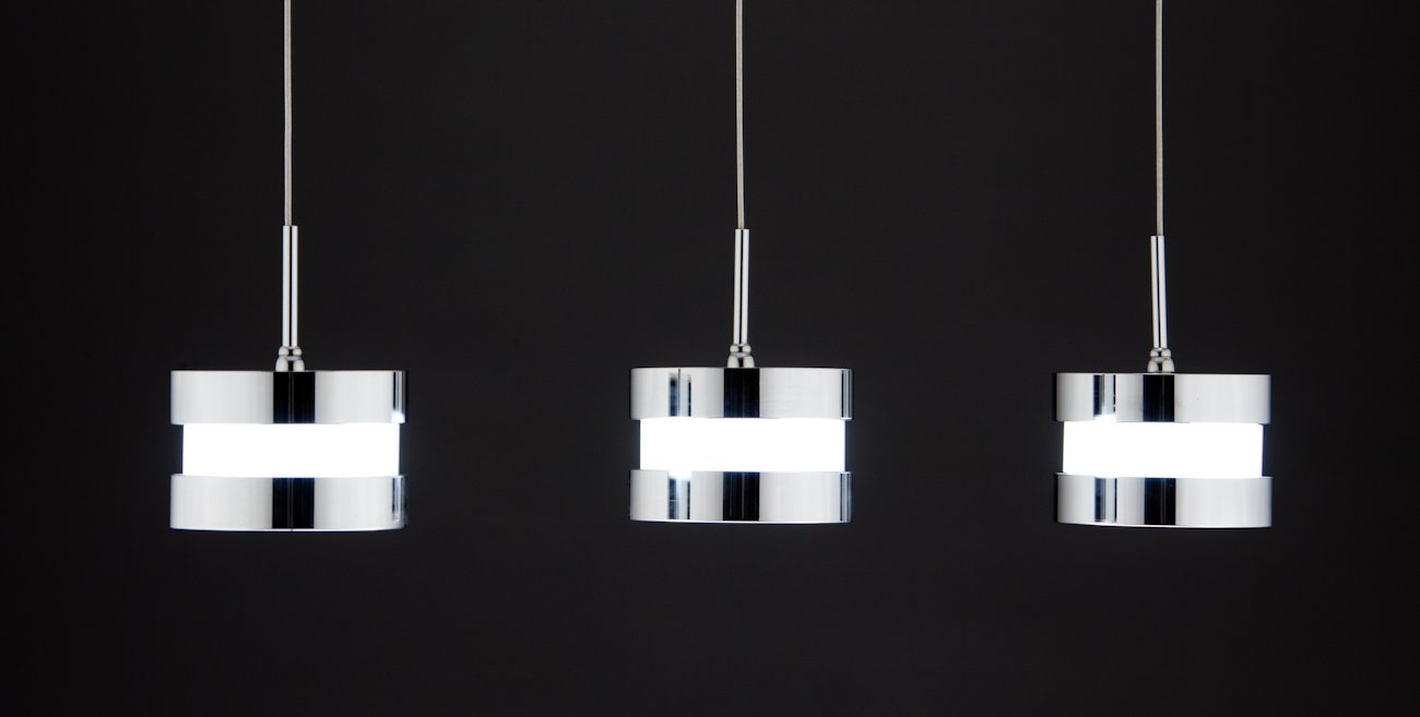 Lampadario Moderno a sospensione Led Cup 3 di Design