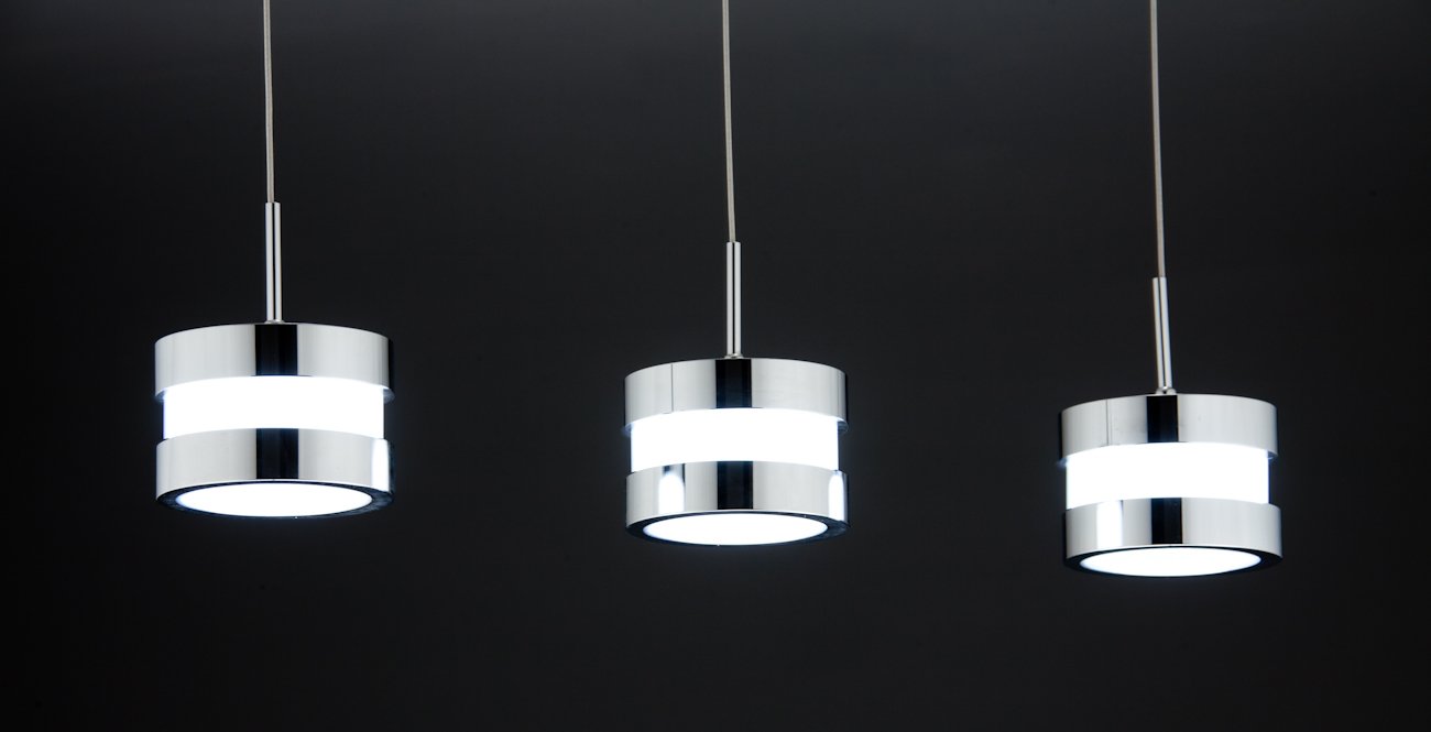 Lampadario Moderno a sospensione Led Cup 3 di Design