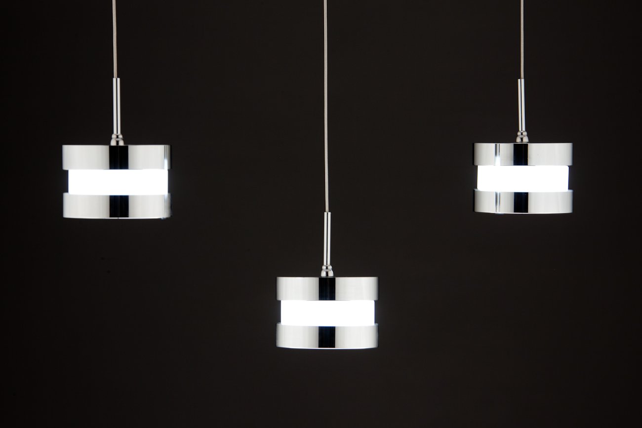 Lampadario Moderno a sospensione Led Cup 3 di Design