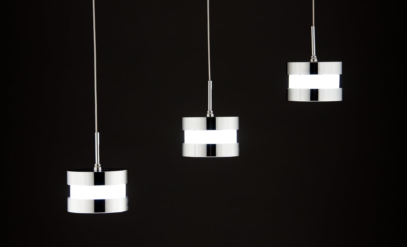 Lampadario Moderno a sospensione Led Cup 3 di Design
