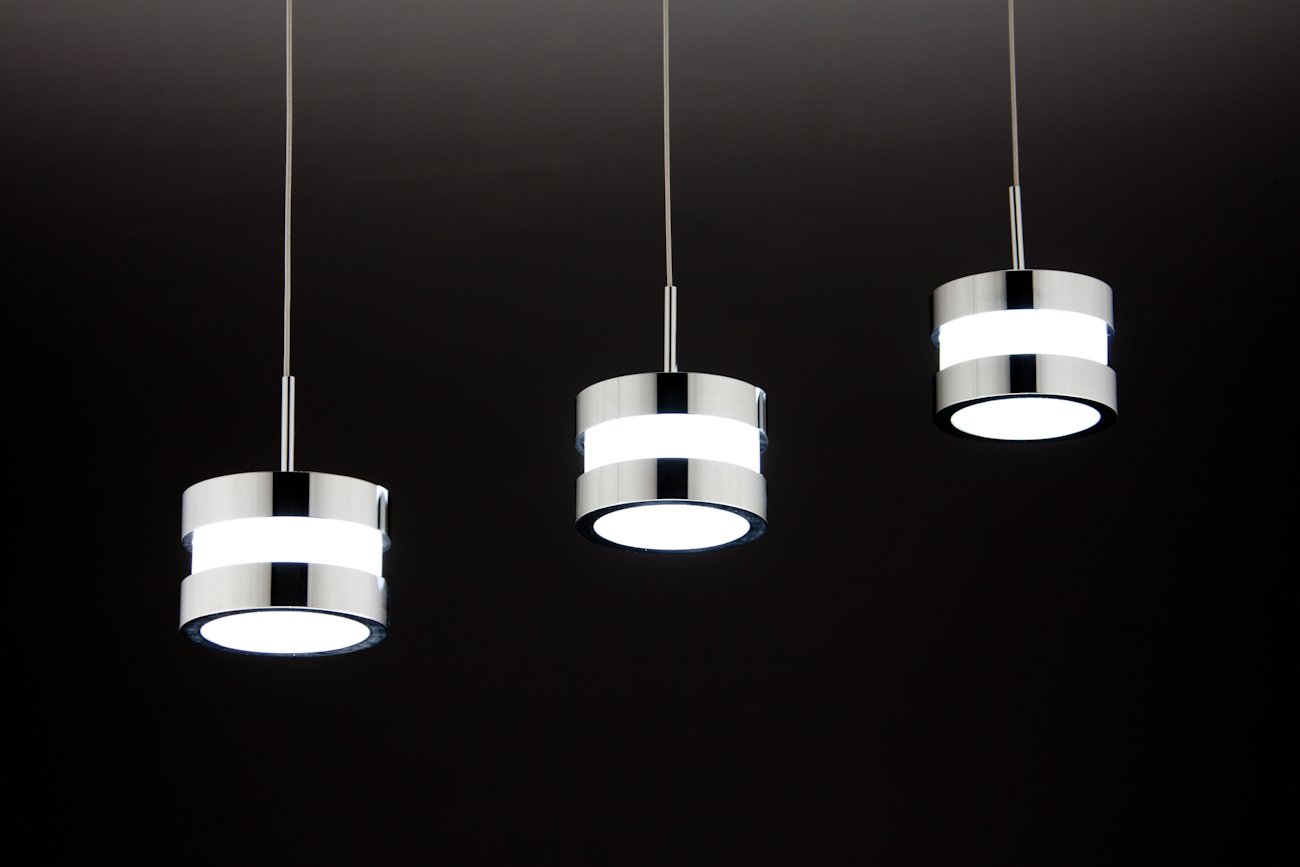 Lampadario Moderno a sospensione Led Cup 3 di Design
