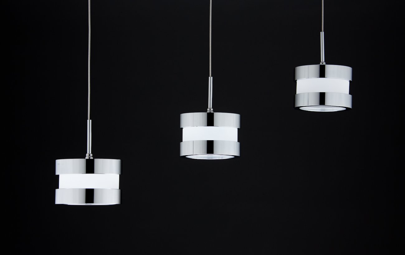 Lampadario Moderno a sospensione Led Cup 3 di Design