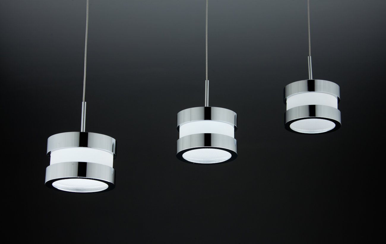 Lampadario Moderno a sospensione Led Cup 3 di Design