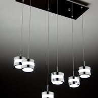 Lampadario a Sospensione Led Cup 6 di Design Moderno