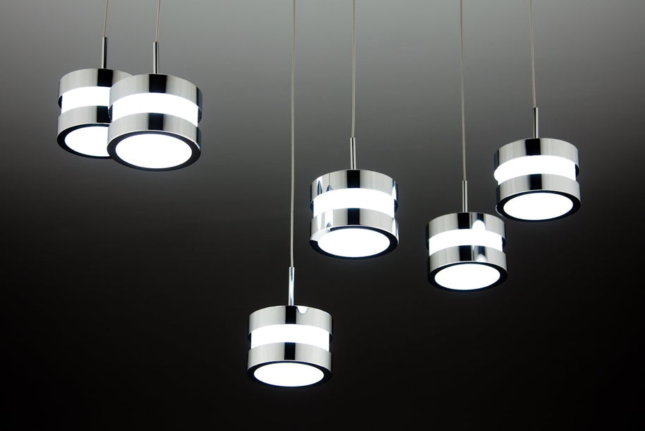 Lampadario a Sospensione Led Cup 6 di Design Moderno