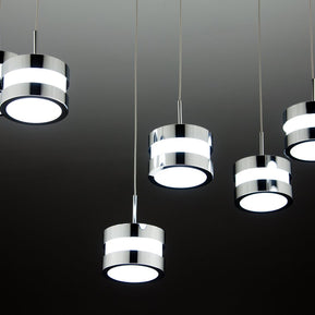 Lampadario a Sospensione Led Cup 6 di Design Moderno