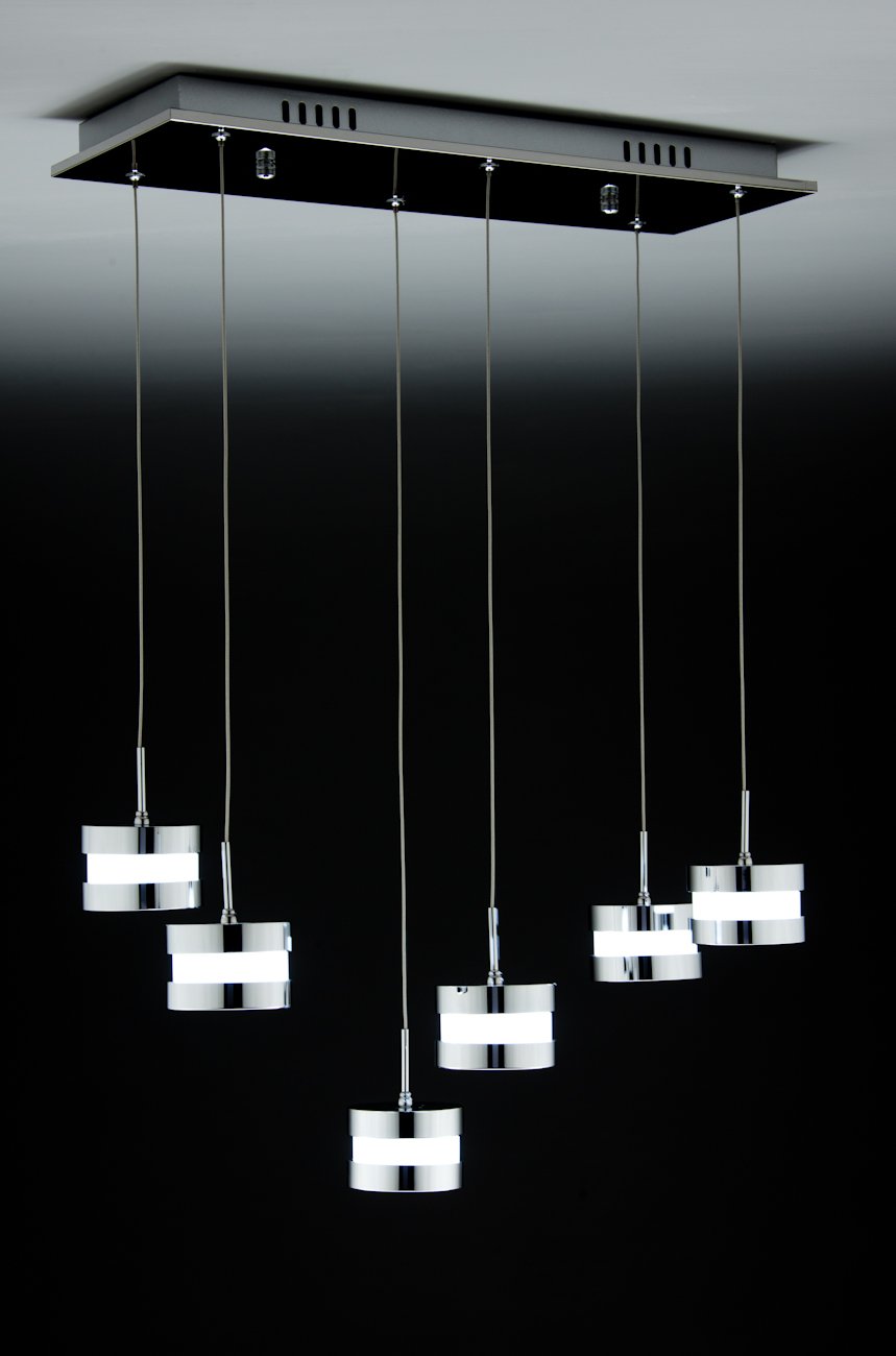 Lampadario a Sospensione Led Cup 6 di Design Moderno