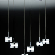 Lampadario a Sospensione Led Cup 6 di Design Moderno