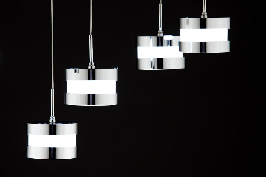 Lampadario a Sospensione Led Cup 6 di Design Moderno