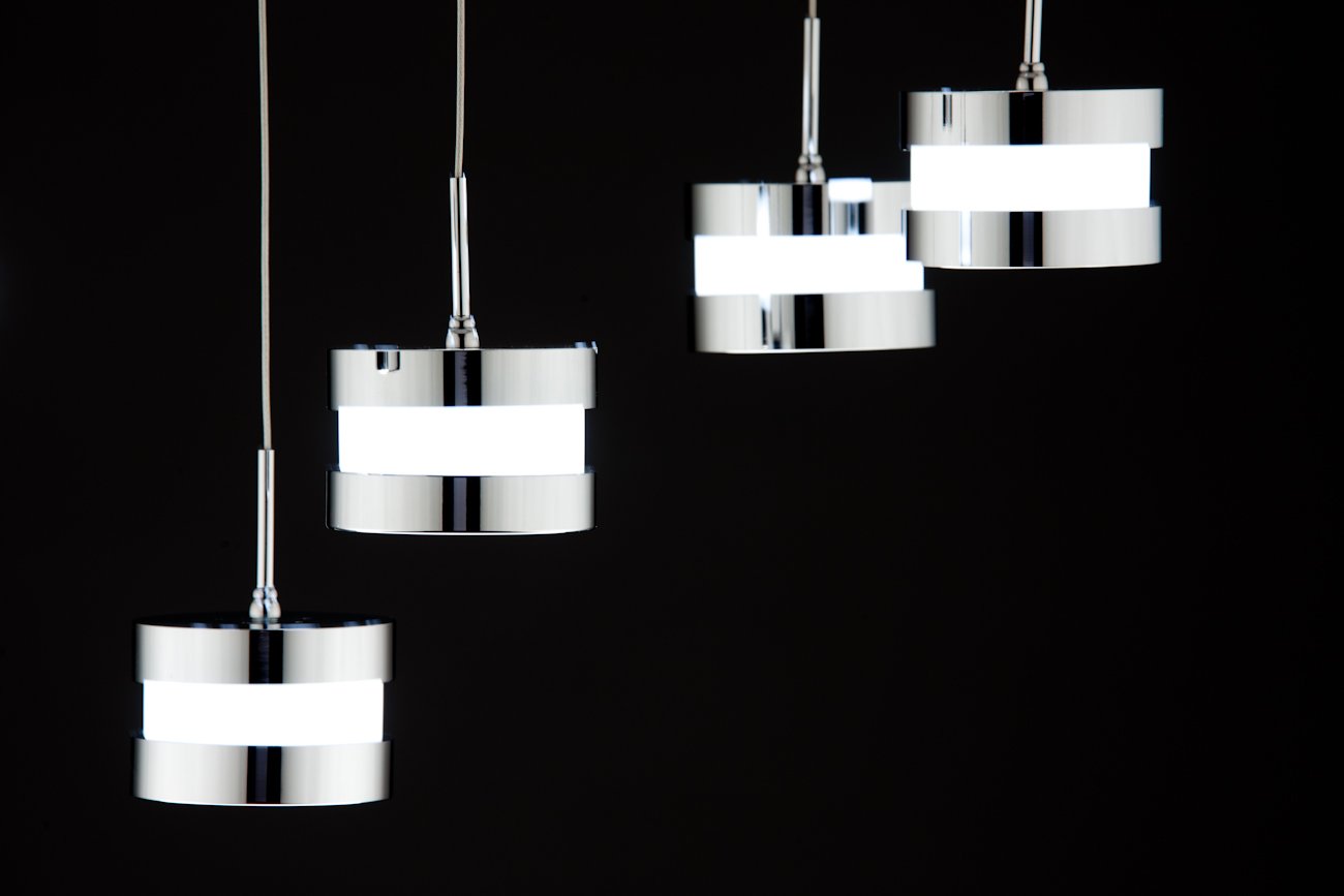 Lampadario a Sospensione Led Cup 6 di Design Moderno