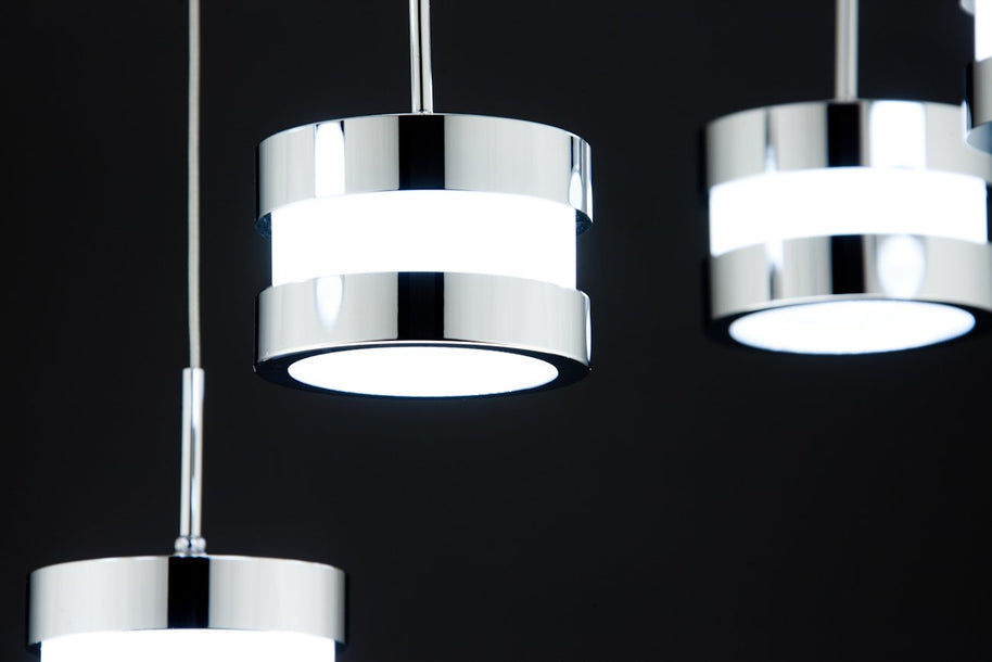 Lampadario a Sospensione Led Cup 6 di Design Moderno