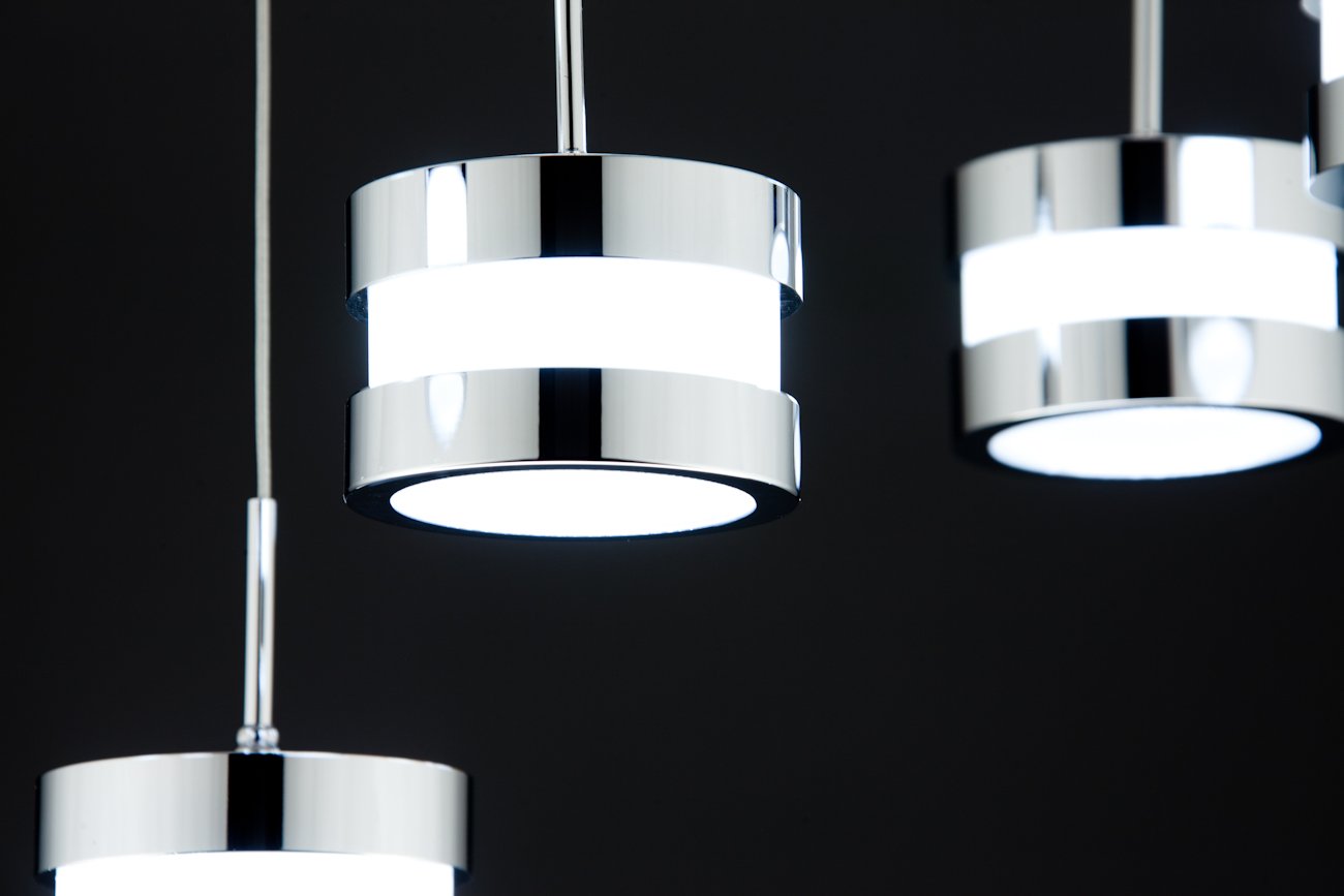 Lampadario a Sospensione Led Cup 6 di Design Moderno