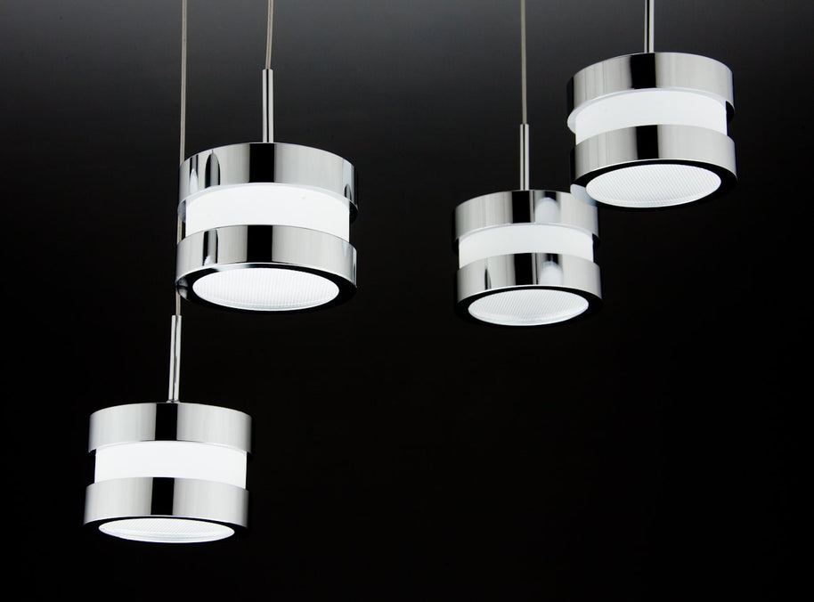 Lampadario a Sospensione Led Cup 6 di Design Moderno