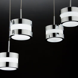 Lampadario a Sospensione Led Cup 6 di Design Moderno