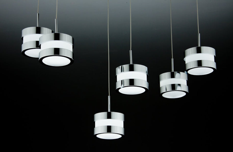 Lampadario a Sospensione Led Cup 6 di Design Moderno