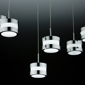 Lampadario a Sospensione Led Cup 6 di Design Moderno